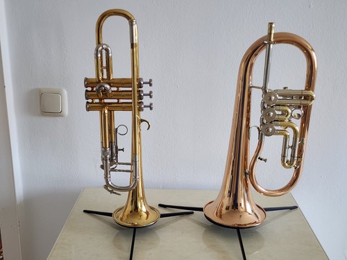 Trompete und flügelhorn - und,