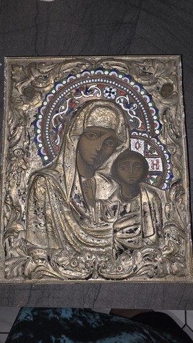 Religiöse ikone madonna mit - ikone,