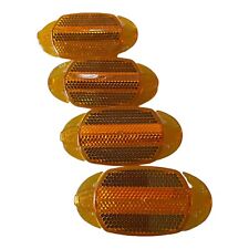 Speichen Reflektoren Katzenaugen Fahrradreflektoren 4Stk. orange NEU