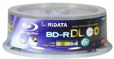25 Pack Ridata Blu-ray BD-R DL