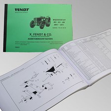 Fendt Ersatzteilliste für