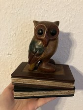 Büchstütze Holz Eule