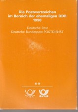 DDR Jahrbuch 1990 alle Postwertzeichen komplett postfrisch