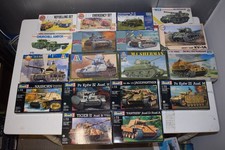 Modellbau 1:72 Konvolut 5 18tlg Fahrzeuge Militär Panzer Revell Esci Airfix
