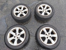 4x Alufelgen 16 Zoll 6.5" 4x108 31ET Glanz Schwarz 9652489880 Peugeot Rim Wheel