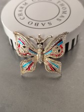Thomas Sabo Bunter Schmetterling Zirkonia 925er Silber PE412-041-7  UVP 298,-