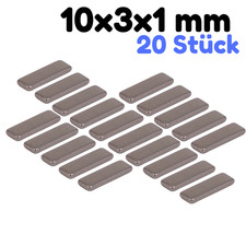 Neodym Magnet Quader 10x3x1mm