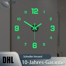 Leuchtende Wanduhr Nachtlicht-Wanduhren Dekorativ für Küche Zuhause Schlafzimmer