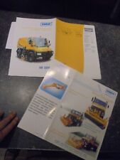 Altes Faltblatt LKW Mercedes