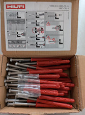 50 stück HILTI RAHMENDÜBELN  HRD-CR 8 x 80 EDELSTAHL A4 NEU Lagerauflösung .