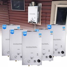 Gasdurchlauferhitzer Campingdusche LPG Warmwasserboiler Durchlauferhitzer Boiler