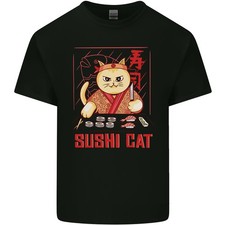 Lustig Sushi Katze Essen Fisch