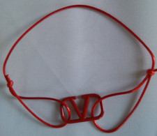 VALENTINO "Red VLOGO Bracelet"