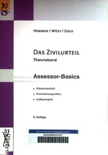 Das Zivilurteil : Theorieband Assessor-Basics; Hemmer, Karl-Edmund, Achim Wüst u