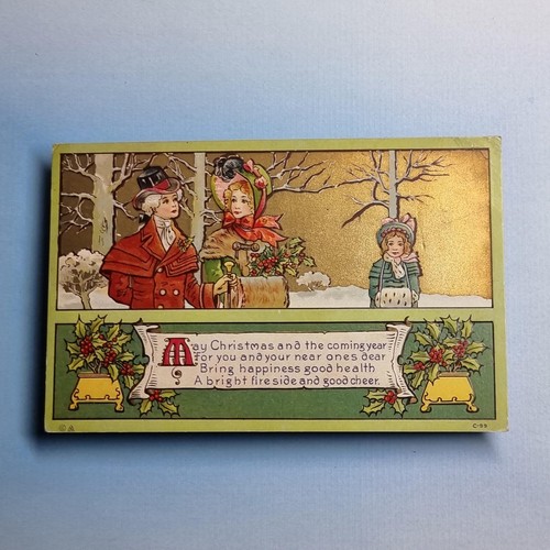 Weihnachts postkarte 1910 - weihnachts,