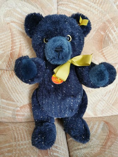 Steiff teddy petsy dunkelblau - teddy,