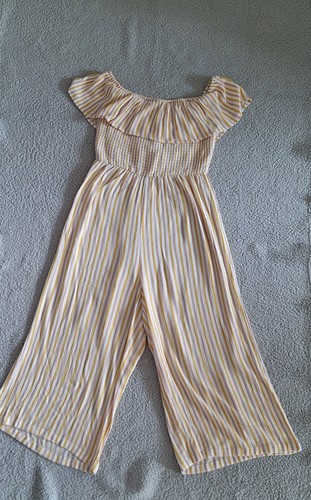 Jumpsuit volant schulterfrei - volant,