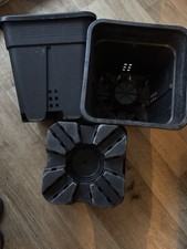 3x Blumentöpfe viereckig quadratisch  16 L