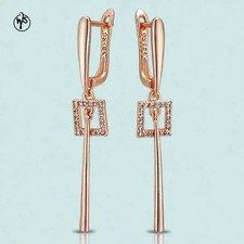 Lange Ohrringe Vergoldet