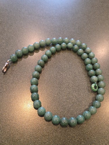 Hetian jade perlen halskette - hetian,