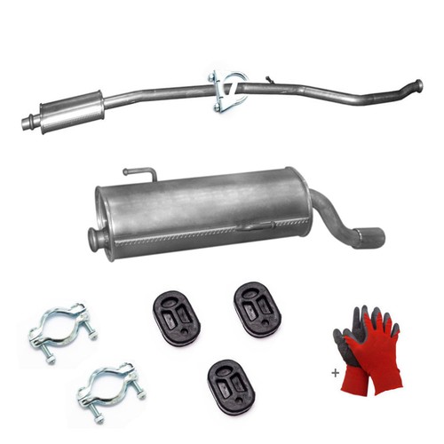 Komplette auspuff anbausatz - +,