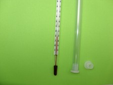 Thermometer, Labor-, Stab-Thermometer, 110, 150, 210, 250, 260 °C,  Glas