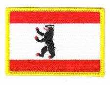 Flaggen Aufnäher Patch Berlin
