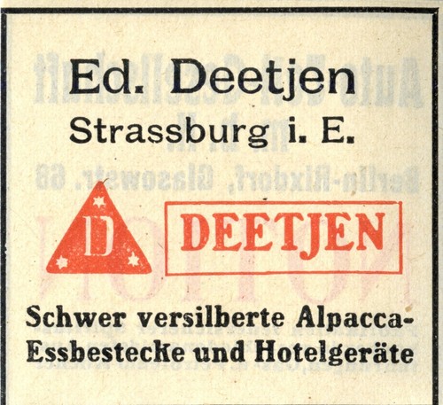 Deetjen strassburg i - ed.,