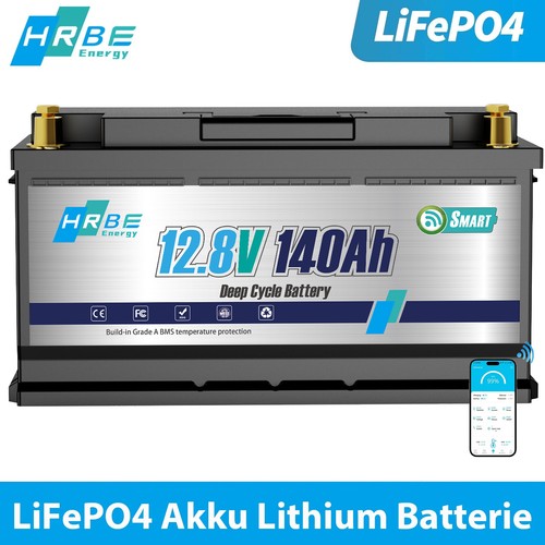 12v 140ah bluetooth lifepo4 - 140ah,