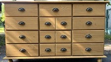 Schubladenschrank Kommode Apothekerschrank Sideboard mit 12 Schubladen 