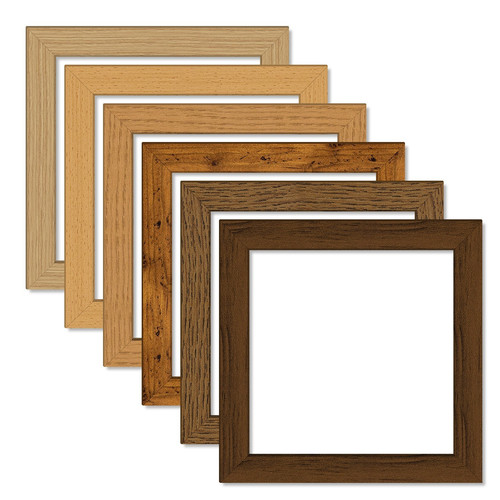 Quadratisch holz stil optik - holz,