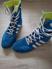 SportAdidas RingerschuheRingerstiefel Blau-gelb Größe 42 2/3  Sehr guter Zustand