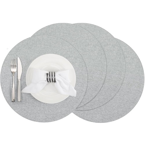Tischsets abwaschbar rund 38cm
