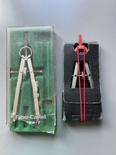 2 stabile Zirkel, 1 x Faber Castell, 1 x Brunnen