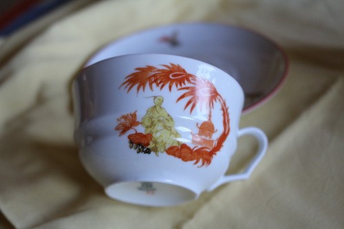 2teetassen zuckerdose vintage - 2teetassen/zuckerdose,