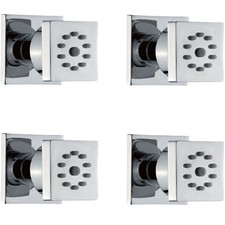 4x Seitenbrause / Wandbrause /