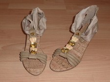Sandalen beige mit straß Berta Gr 39 neu