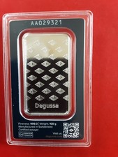 100 g Degussa Silberbarren