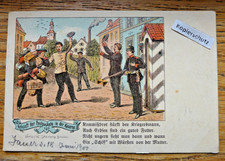 Kaserne, Postpakete, Militär ,Soldaten, Post, Verlag W.Steinberg Breslau  1900