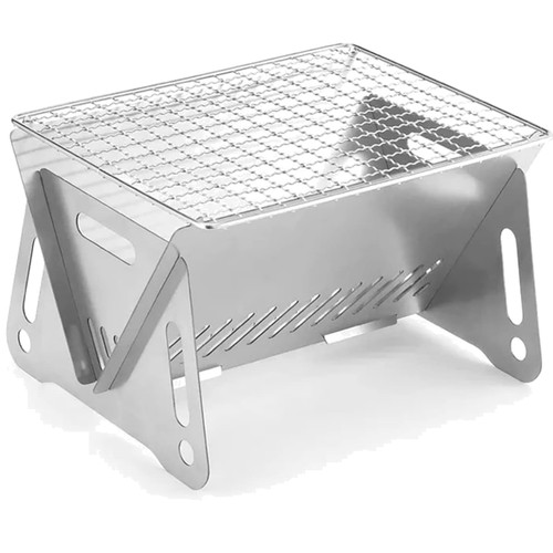 Mini camping grill holzkohle - camping,