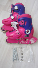 Inliner Mädchen oxelo Gr 26-28 pink umbaubar zum Rollschuh