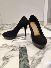 Damenschuhe schwarz mit Absatz