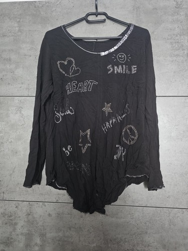 Damen longshirt schwarz gr - damen, longshirt,