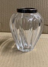 Kleine glas vase mit 925er - glas,