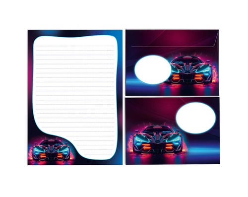 Briefpapier set kinder - briefpapier-set,