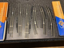 6 x Roco H0 Weichen 4502 2 Rechts 1 Links 3 Bogenweichen 2,1 mm Neu  unbenutzt