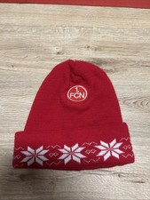 FCN Mütze in Rot mit Logo und