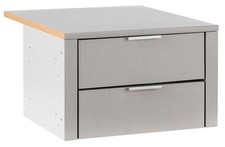 Innenschubkasten Silber / Grau 50cm