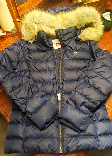 Tommy jeans damen steppjacke - jeans,