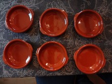 Tapas Ton Schale - 6er Set - 14 x 3,5 cm, original aus Spanien